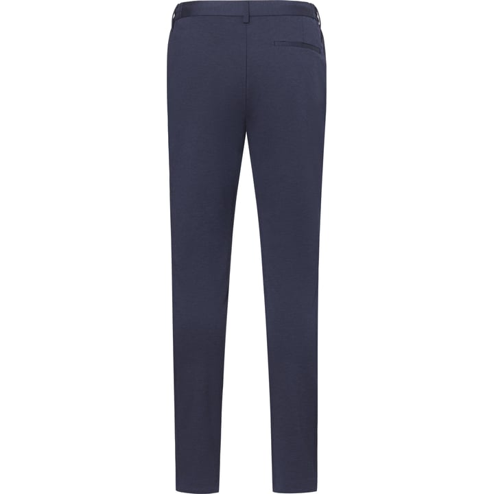 Henk ter Horst Stoffhose | Tricot flexx | meliert | Kordelzug im Bund | Dunkelblau