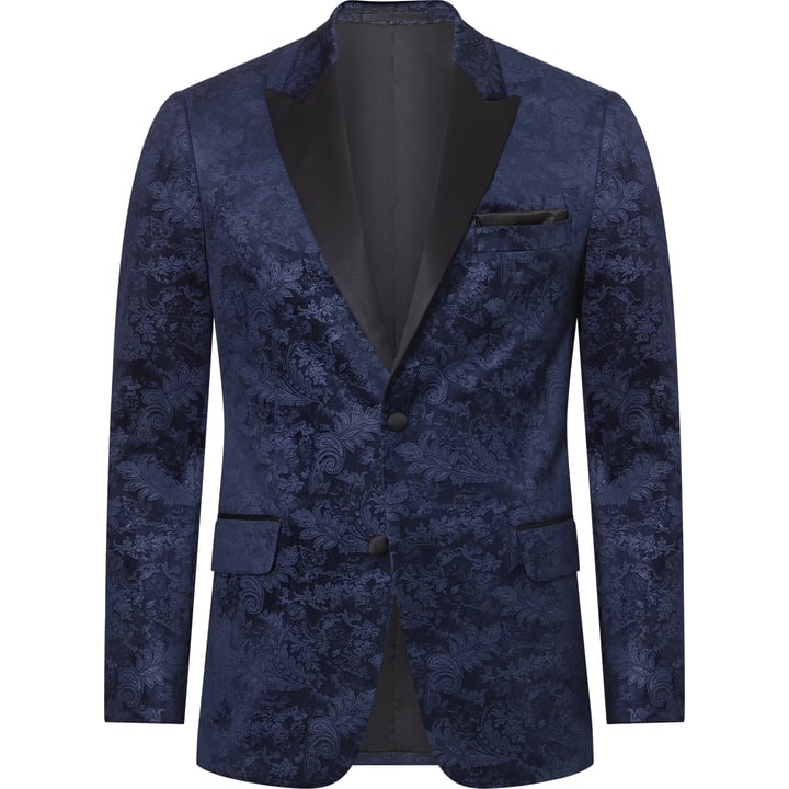 Kaufen Sie Henk ter Horst Velours Velvet Fluweel colbert Paisleyprint Donkerblauw für nur 175,76 CHF bei Henk ter Horst fashion