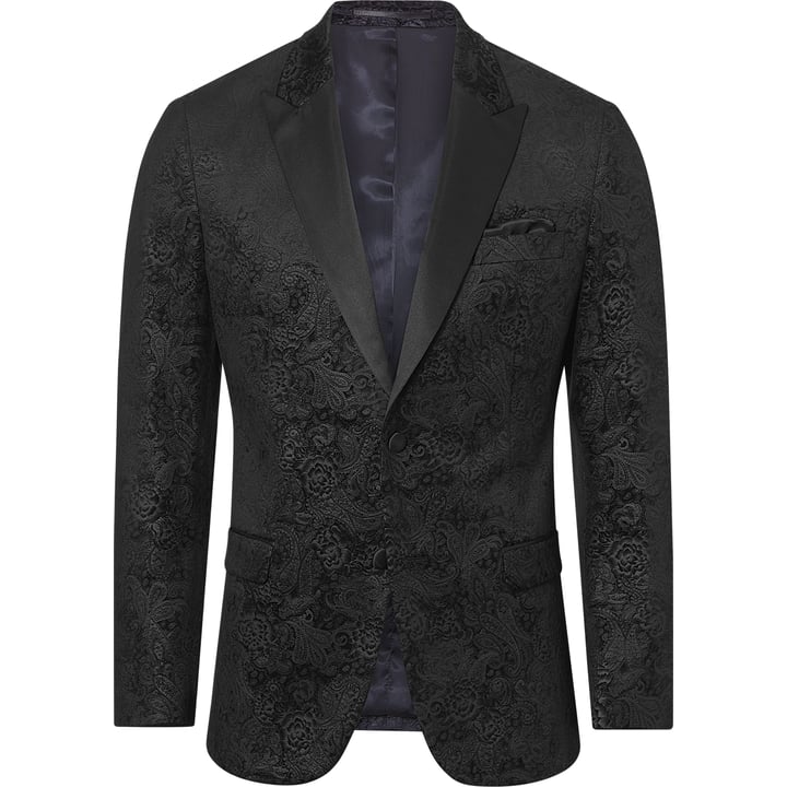 Kaufen Sie Henk ter Horst Velours Velvet Fluweel colbert Paisleyprint Zwart für nur 175,76 CHF bei Henk ter Horst fashion