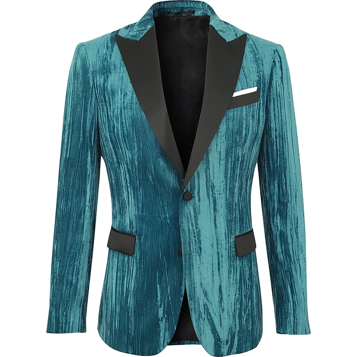 Kaufen Sie Henk ter Horst Velours Velvet Wrinkle Fluweel colbert Petrol für nur 186,36 CHF bei Henk ter Horst fashion