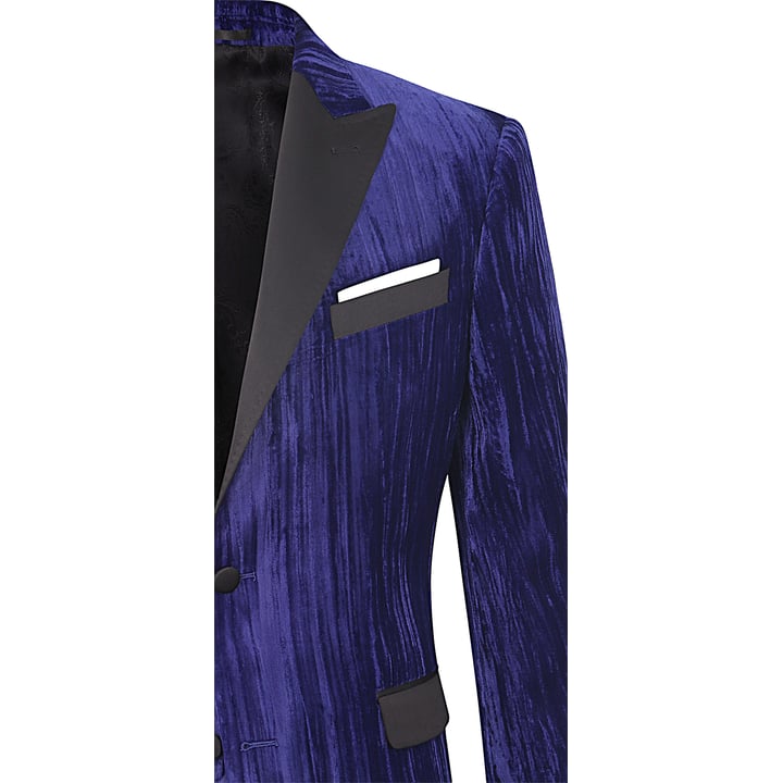 Kaufen Sie Henk ter Horst Velours Velvet Wrinkle Fluweel colbert Blauw für nur 186,36 CHF bei Henk ter Horst fashion