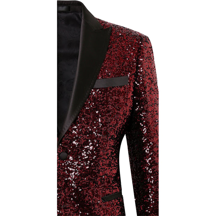 Kaufen Sie Colbert rood paillet structuur Henk ter Horst Rood für nur 177,04 CHF bei Henk ter Horst fashion