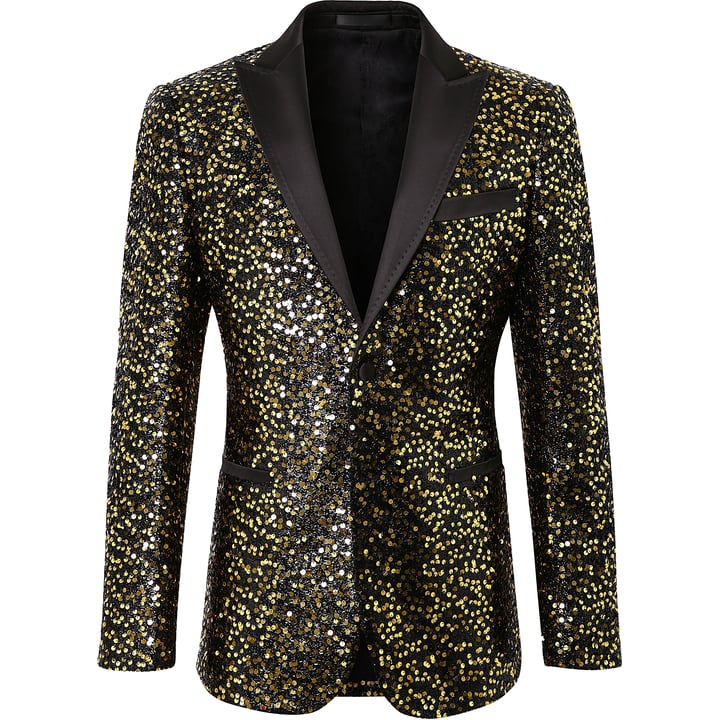 Kaufen Sie Colbert krul met goud paillet Henk ter Horst Goud für nur 177,04 CHF bei Henk ter Horst fashion