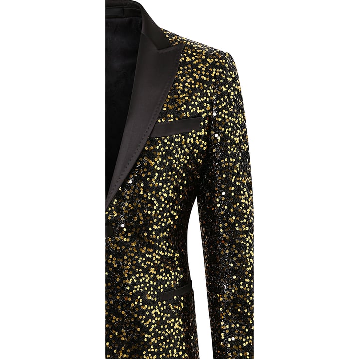 Kaufen Sie Colbert krul met goud paillet Henk ter Horst Goud für nur 177,04 CHF bei Henk ter Horst fashion
