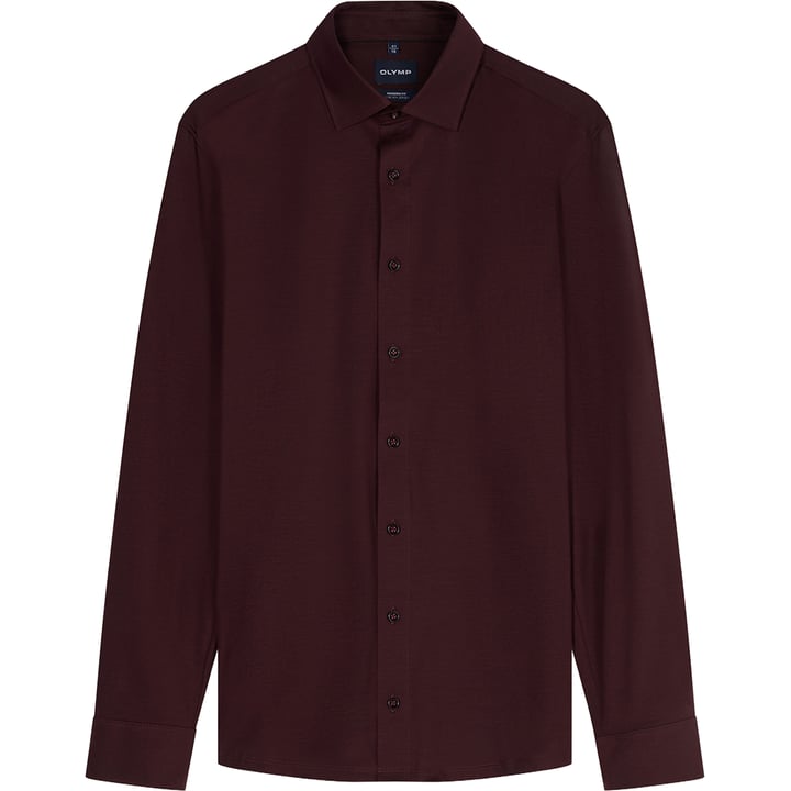 Kaufen Sie OLYMP Luxor 24/Seven modern fit overhemd New Kent uni bordeaux für nur 74,52 CHF bei Henk ter Horst fashion