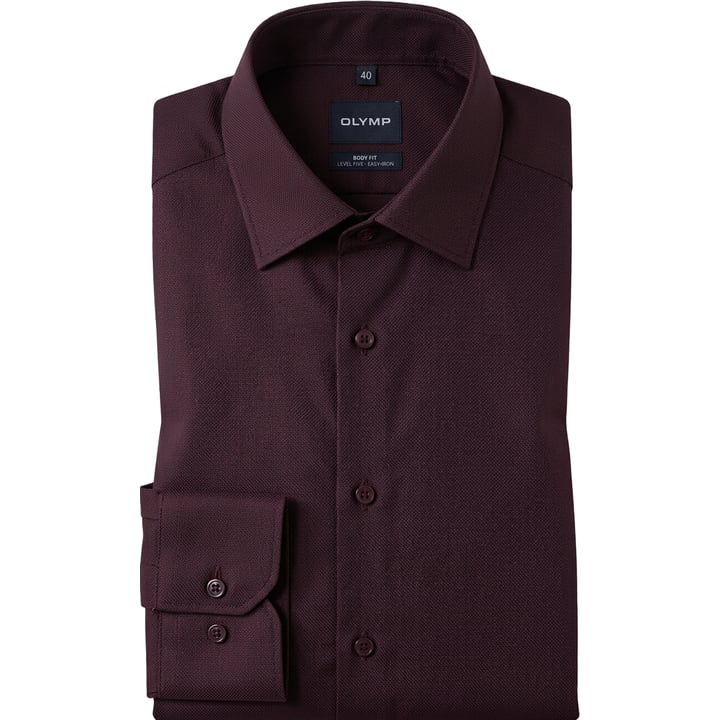 Kaufen Sie OLYMP Luxor modern fit overhemd kent boord uni bordeaux für nur 74,44 CHF bei Henk ter Horst fashion