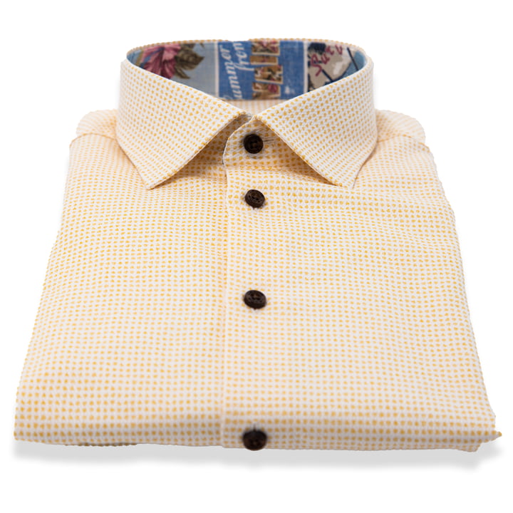 Kaufen Sie Ledub overhemd lange mouw modern fit adventure Donkergeel  Multikleur für nur CHF 81,96 bei Henk ter Horst fashion