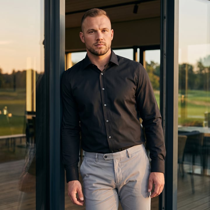 Kaufen Sie Olymp Luxor modern fit katoen overhemd lange mouw Zwart für nur 75,02 CHF bei Henk ter Horst fashion