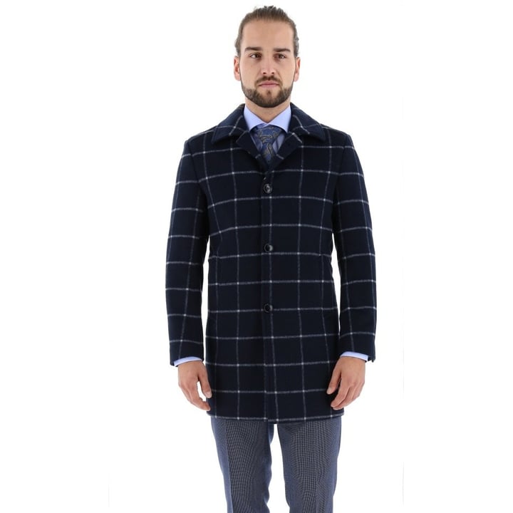 Kaufen Sie Henk ter Horst Wintermantel kariert navy für nur CHF 144,59 bei Henk ter Horst fashion