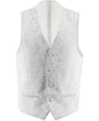 Kaufen Sie Hochzeitsweste mit eingewebtem Jacquard Hellgrau für nur CHF 172,11 bei Henk ter Horst fashion