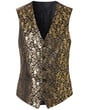 Kaufen Sie Henk ter Horst Feestgilet jacquard art deco lurex iriserend glanzend glitter waistcoat smokinggilet Goud für nur 94,19 CHF bei Henk ter Horst fashion