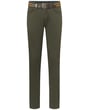 Exner Bert-Jan Herren 5-Pocket-Hose | Baumwoll-Stretch | Uni | Dunkelgrün | Casual