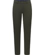 Henk ter Horst Chino-Hose | Dunkelgrün | Baumwolle mit Stretch | Einfarbig | Casual