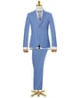 Kaufen Sie Henk ter Horst Flexx Slim-Fit Anzug hellblau meliert für nur 159,82 CHF bei Henk ter Horst fashion