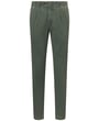 Henk ter Horst Chino Hose mit Bundfalte | Baumwolle mit Stretch | Grün | Casual Look