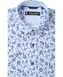 Kaufen Sie Henk ter Horst 100% katoenen overhemd met korte mouw en kleine paisley print Blauw für nur 73,89 CHF bei Henk ter Horst fashion