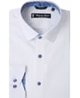 Kaufen Sie Henk ter Horst 100% katoenen business overhemd met lange mouw en paisley print in kraag Wit für nur 72,13 CHF bei Henk ter Horst fashion