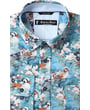 Kaufen Sie Henk ter Horst 100% katoenen overhemd met lange mouw en aquarel eendjes Blauw für nur 75,23 CHF bei Henk ter Horst fashion