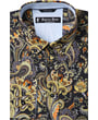 Kaufen Sie Henk ter Horst 100% katoenen overhemd met lange mouw en paisley bloemen Zwart für nur 75,23 CHF bei Henk ter Horst fashion