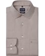 OLYMP Luxor modern fit Hemd weggeschnittener Kragen uni rotbraun