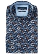 R.B. Boston Langarm-Radsport-Shirt Regular Fit Blau