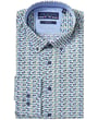 Kaufen Sie R.B. Boston regular fit 100% katoenen overhemd met lange mouw stippenprint Groen für nur 27,87 CHF bei Henk ter Horst fashion