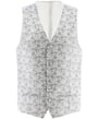 Kaufen Sie Hochzeitsweste mit eingewebtem Jacquard Hellgraue für nur CHF 172,11 bei Henk ter Horst fashion